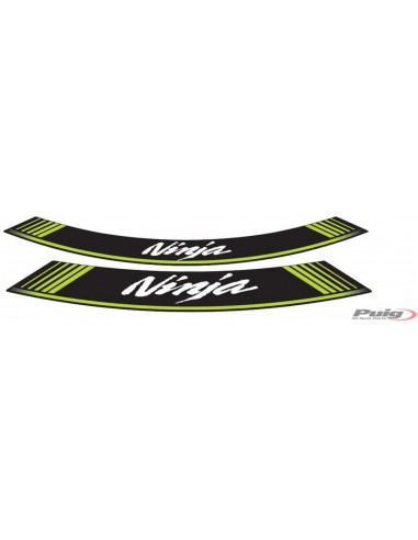 PUIG ADESIVI CERCHI KAWASAKI NINJA VERDE vendita online Como