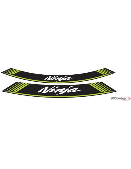 PUIG ADESIVI CERCHI KAWASAKI NINJA VERDE vendita online Como