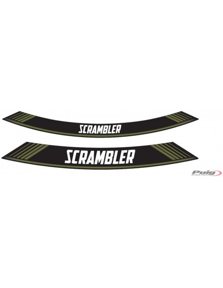 PUIG ADESIVI CERCHI DUCATI SCRAMBLER VERDE vendita online Como