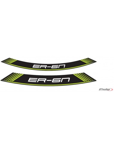 PUIG ADESIVI CERCHI KAWASAKI ER-6N/F VERDE vendita online Como