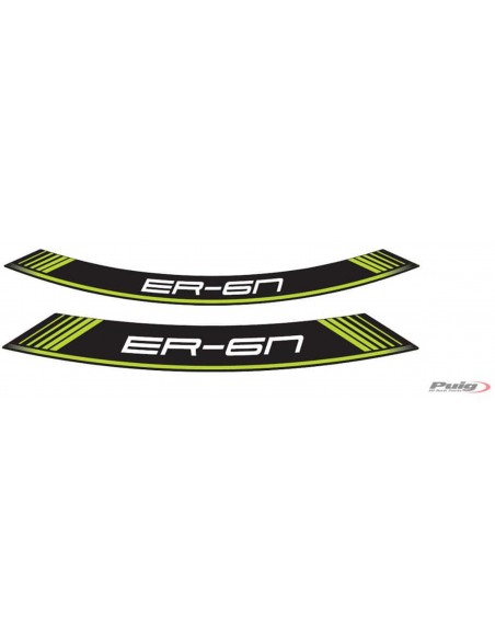 PUIG ADESIVI CERCHI KAWASAKI ER-6N/F VERDE vendita online Como