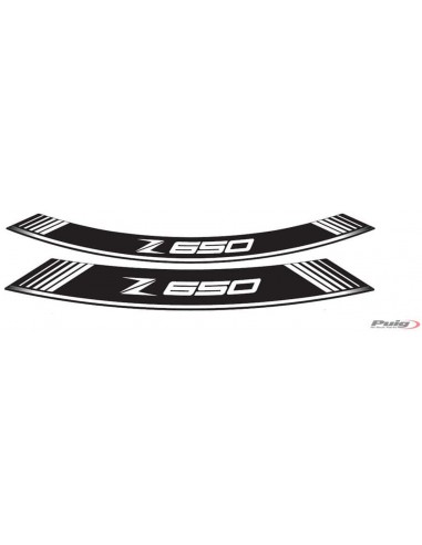 PUIG ADESIVI CERCHI KAWASAKI Z650 BIANCO vendita online Como