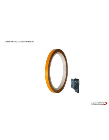 puig adesivi cerchi oro - striscia con applicatore - un kit utilizzabile 2 ruote - dimensioni: 7x6 mm - gomme 16-18 - cod. 4542o