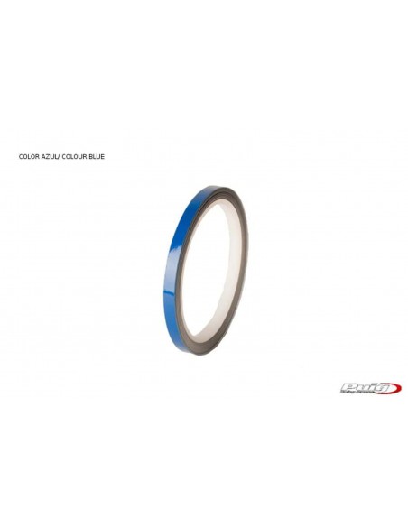 puig adesivi cerchi blu - senza applicatore, kit 2 ruote - dimensioni: 7x6 mm - gomme 16-18 - cod. 2568a