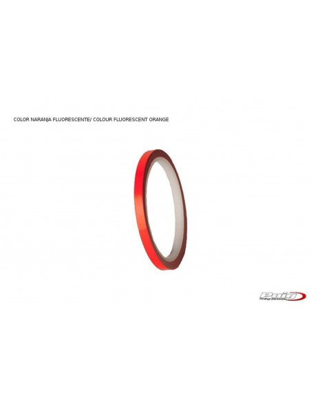 puig adesivi cerchi arancio fluo