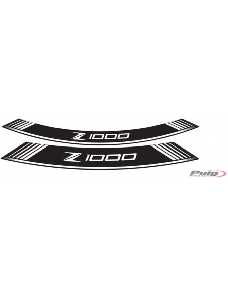 PUIG ADESIVI CERCHI KAWASAKI Z1000 BIANCO vendita online Como