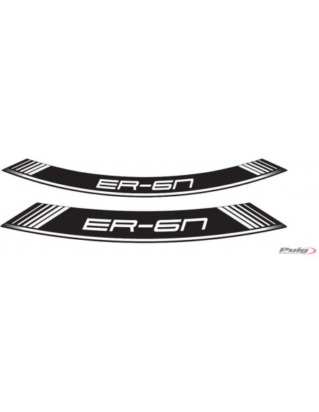 PUIG ADESIVI CERCHI KAWASAKI ER-6N/F BIANCO vendita online Como