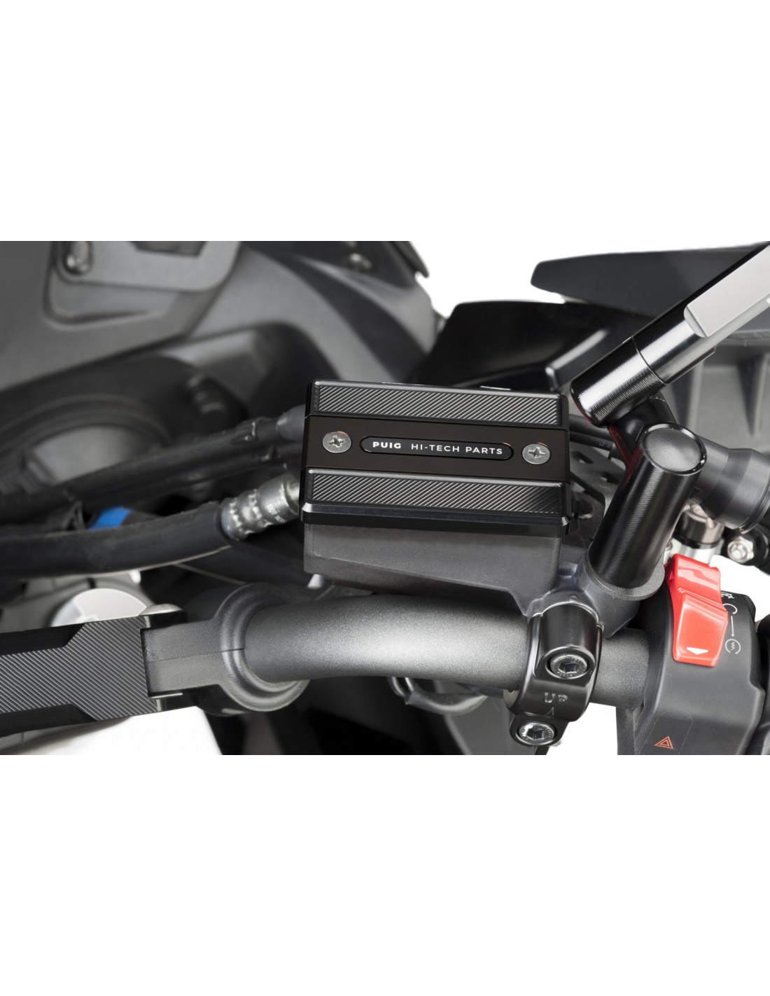 PUIG TAPPO SERBATOIO POSTERIORE OLIO FRENO YAMAHA YZF-R7 2022-2024 NERO