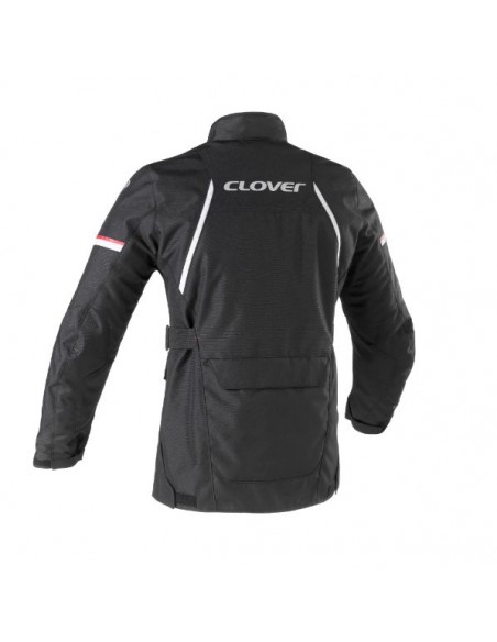 giacca moto Clover nero Scout 3 WP nero