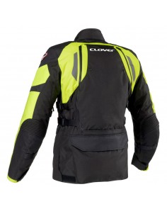 giacca-moto-Clover-Dakar-airbag-nero-giallo-fluo 2