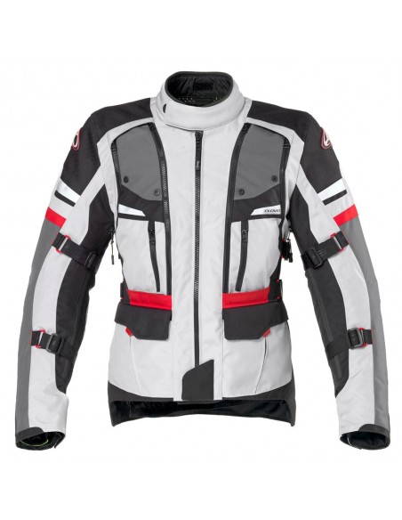 giacca-moto-Clover-Dakar-Airbag-nero-grigio