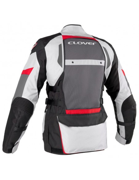 giacca-moto-Clover-Dakar-Airbag-nero-grigio
