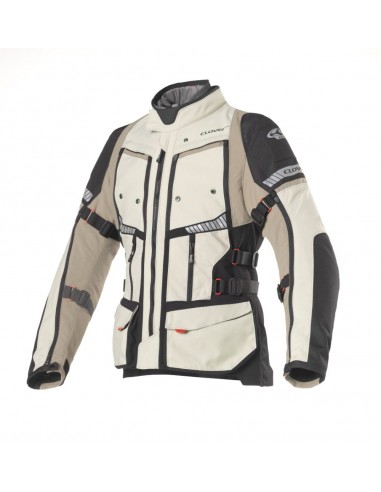 giacca-moto-Clover-Gts-4-airbag-grigio-sabbia