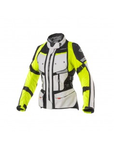 giacca-moto-Clover-gt-4-wp-lady-airbag-giallo-grigio