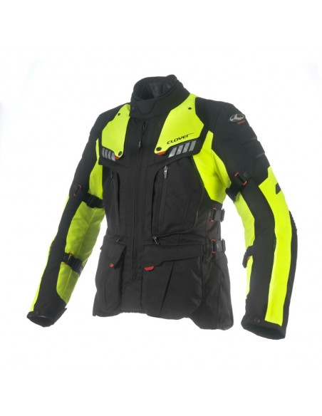 giacca-moto-Clover-crossover-3-airbagnero-giallo