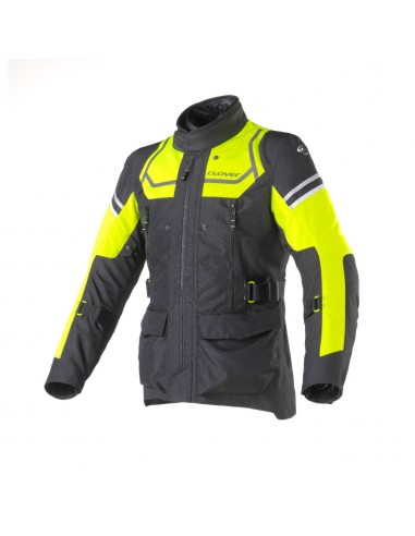 giacca-moto-Clover-outland-wp-nero-giallo