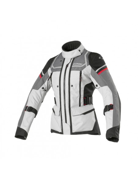 giacca-moto-Clover-outland-wp-lady-nero-grigio