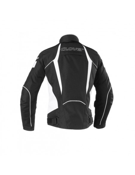 giacca-moto-Clover-rainblade-wp-nero-bianco