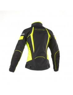 giacca-moto-Clover-rainblade-wp-lady-nero-giallo 2