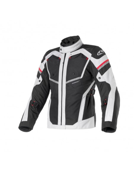 giacca-moto-Clover-interceptor-2-wp-nero-grigio
