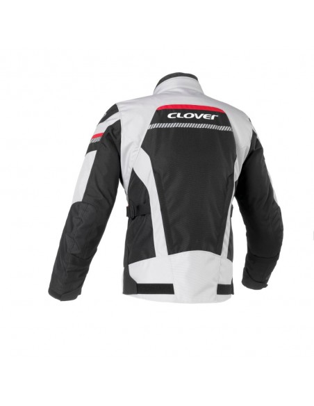giacca-moto-Clover-interceptor-2-wp-nero-grigio
