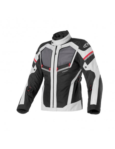 giacca-moto-Clover-interceptor-2-wp-nero-grigio