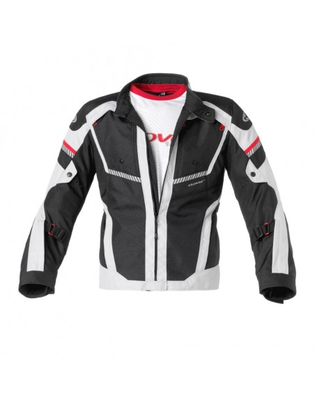 giacca-moto-Clover-interceptor-2-wp-nero-grigio