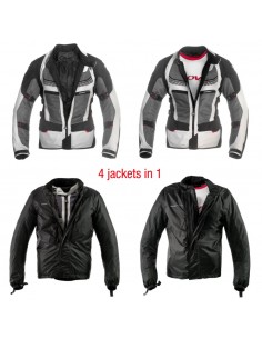giacca-moto-Clover-ventouring-2-airbag-nero-giallo 2