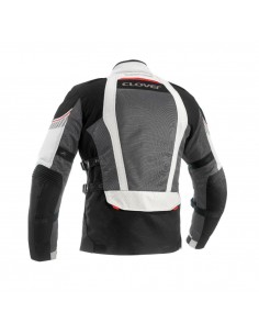 giacca-moto-Clover-ventouring-2-airbag-nero-grigio 2