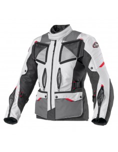giacca-moto-Clover-savana-2-wp-nero-grigio 2