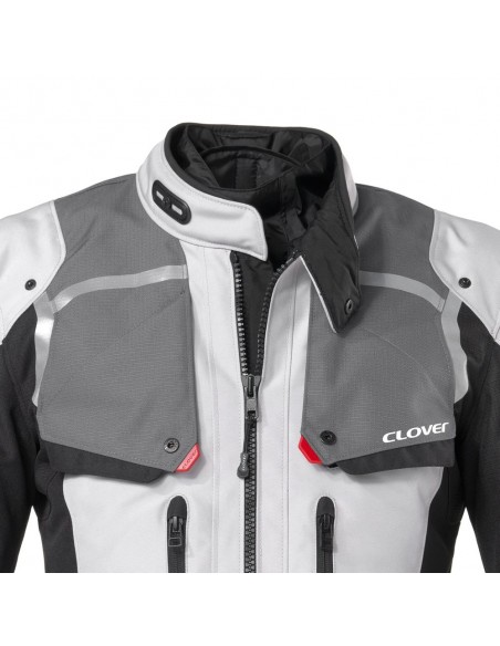 giacca-moto-Clover-savana-2-wp-nero-grigio