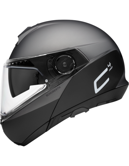 casco moto modulare schuberth C4pro swipe grey