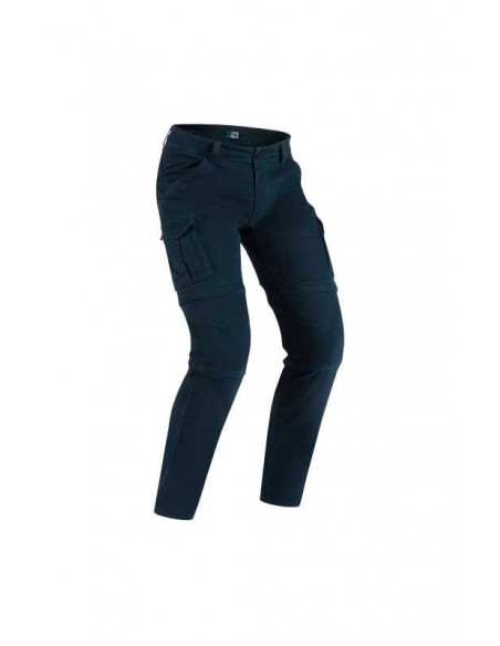 Abbigliamento moto PMJ Jeans Santiago zip Blu Uomo