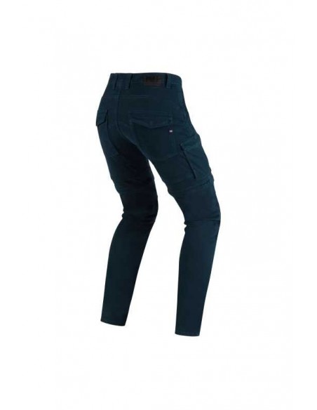 Abbigliamento moto PMJ Jeans Santiago zip Blu Uomo