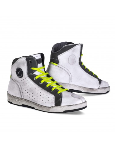 scarpe moto sneaker stylmartin sector bianca