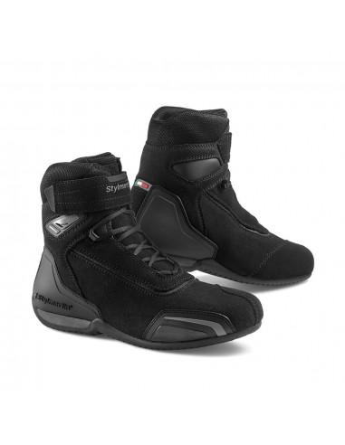 scarpe moto sneaker stylmartin velox wp nera