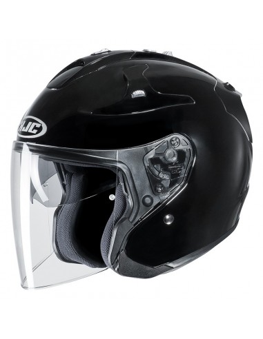 casco moto jet hjc fg-jet metal black