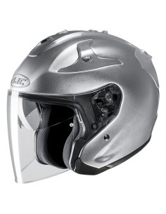 casco moto jet hjc fg-jet metal cr silver