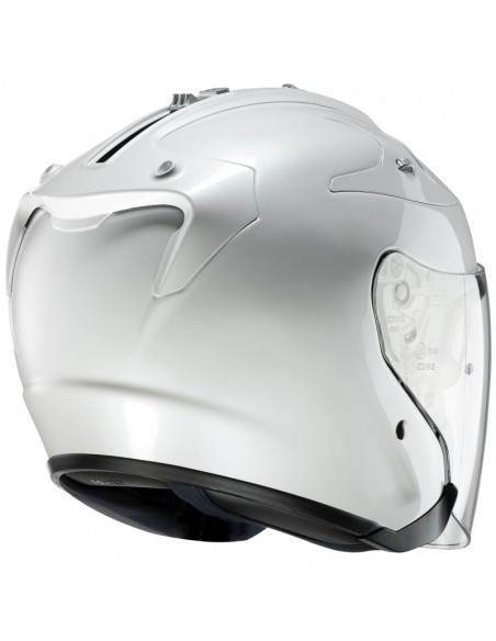 casco moto jet hjc fg-jet metal pearl white ryan