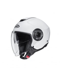 casco moto jet hjc i 40 bianco lucido