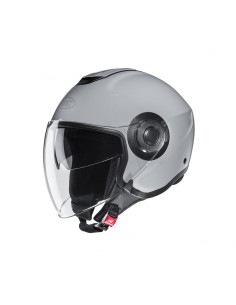 casco moto jet hjc i 40 n grey lucido