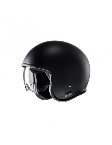 casco moto jet hjc v30 semiopaco nero