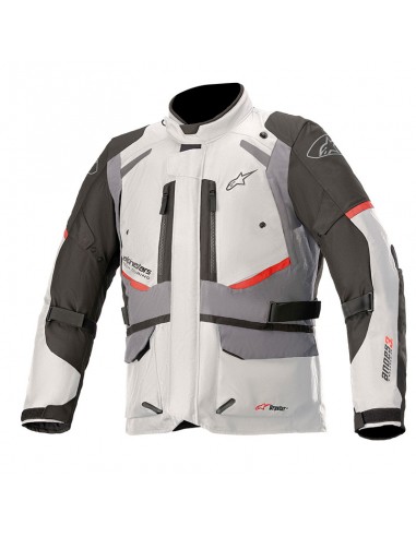 giacca moto alpinestars andes v3 drystar jacket light gray black dark gray vendita online Como
