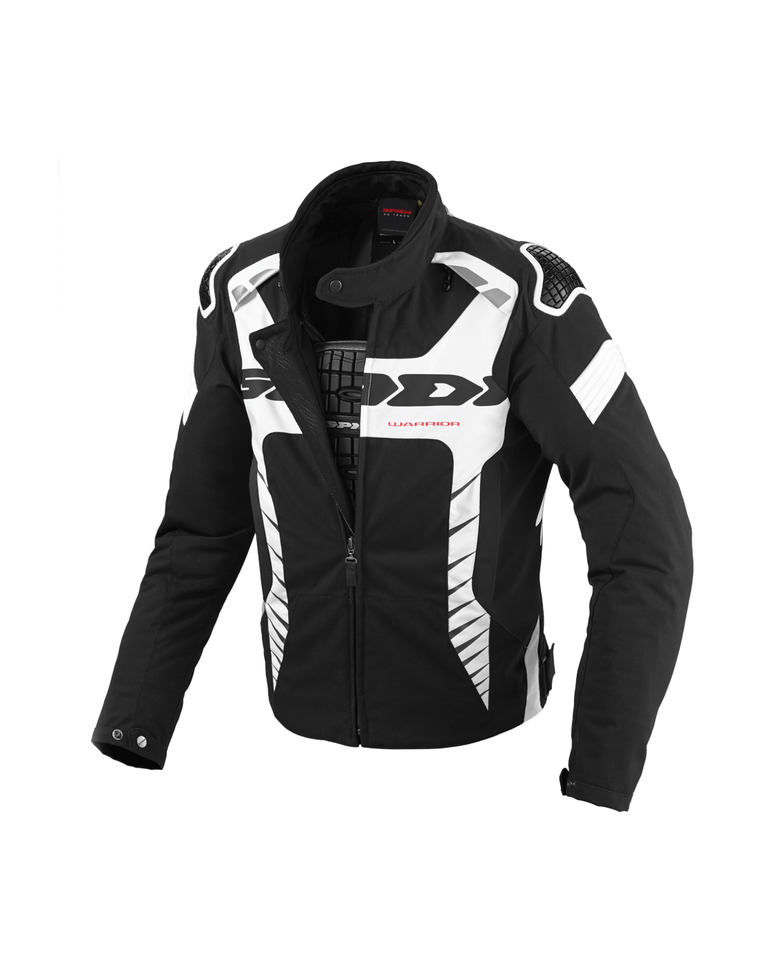 giacca motoSPIDI Warrior Tex white-black