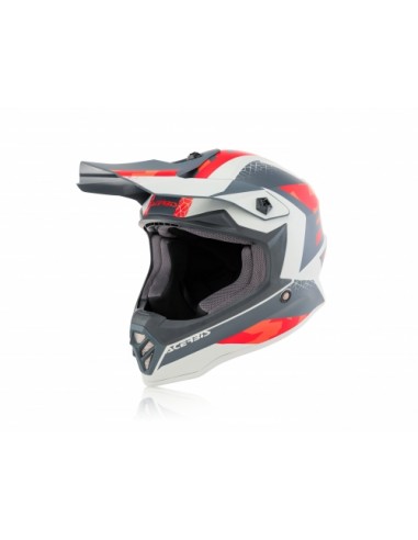 casco moto cross Bambino Acerbis Steel Junior red in vendita online a Como