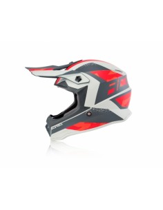 casco moto cross Bambino Acerbis Steel Junior red in vendita online a Como 2