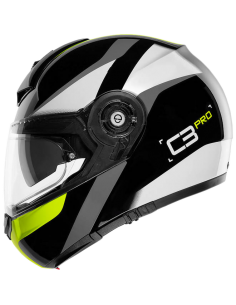 casco moto modulare Schuberth C3 Pro Sestante yellow in vendita online a Como