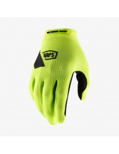 guanti moto 100percent Ridecamp Fluo yellow  in vendita online a Como