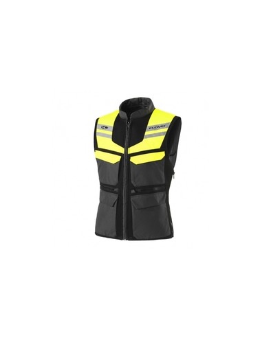 gilet smanicato moto Clover SW-2 yellow-oil N/G