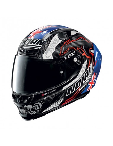 casco moto integrale X-lite X-803 RS Ultra Carbon C.STONER 10TH ANNIVERSARY in vendita online a Como